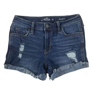 Hollister Mid-Rise Short 3” Hollister Advanced Stretch Jean Shorts Size 1 W25